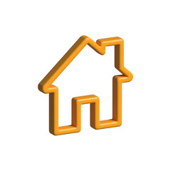 3d representation of a house