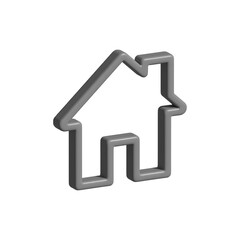 3d representation of a house