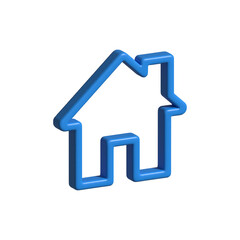 3d representation of a house