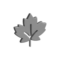 3 leaf on transparent background