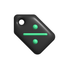 discount label on transparent background