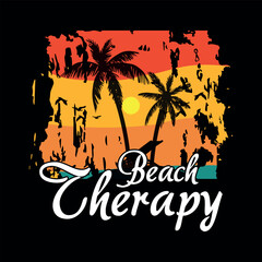 Summer beach tshirt design