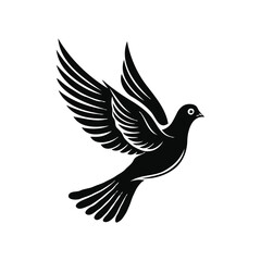 Fototapeta premium dove of peace vector illustration