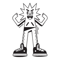 B-Boy with Oversized Jacket