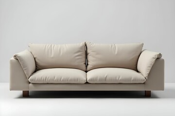 Fototapeta premium Sofa on white background. Household items. Furniture. living room interior