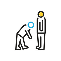 Multi color icon for virtue