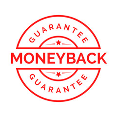 Moneyback editable rubber stamp badge