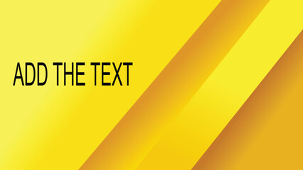 Modern Yellow Gradient Background with Text Placeholder.