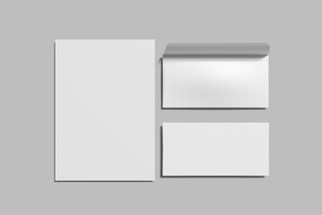 Stationery Branding Blank Mockup