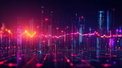 Cyberpunk City Data Visualization