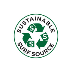 Clean and eco-friendly recycling logo perfect for waste management, sustainability projects, and green businesses. Ideal for branding environmentally conscious services and products.