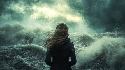 Obraz premium Facing the Tempest