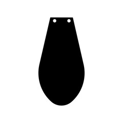 Banner bunting birthday party icon vector. bunting banner illustration sign or symbol.