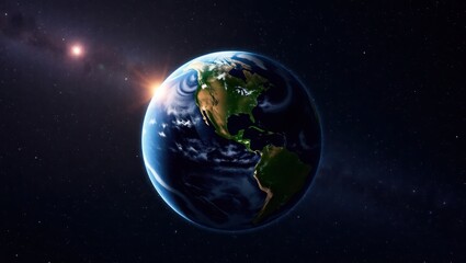 Fototapeta premium earth in space