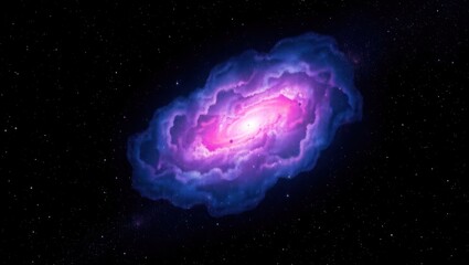 Fototapeta premium abstract background with spiral galaxy space