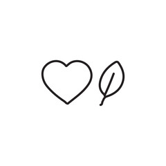 vector illustration of yoga elements in one line style