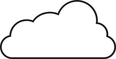 Cloud  Outline for Decoration