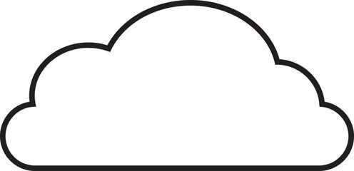 Cloud  Outline for Decoration