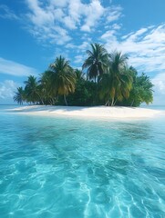 Tropical Island Paradise Scenery