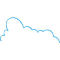 Hand Drawn Line Cloud