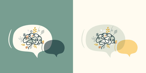 Mental Health card set. 