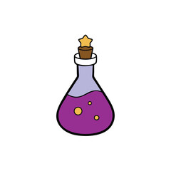 vector illustration of a bottle