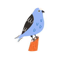 Spring bird illustration