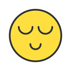 Relaxation icon vector image. Suitable for mobile apps, web apps and print media.