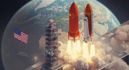 Dual Space Launch  Chinese