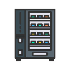Fototapeta premium Vending Machine icon vector image. Suitable for mobile apps, web apps and print media.