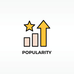 Popularity Vector, Icon Or Logo Sign Isolated Symbol Illustration