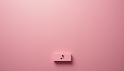 Creating a serene musical atmosphere in a minimalist pink room interior design inspiration mood enhancement soft lighting artistic viewpoint