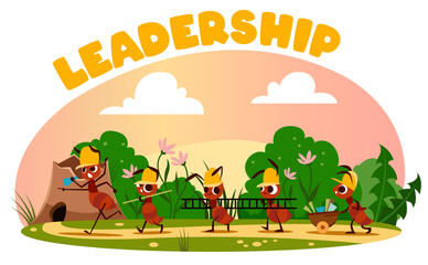 Leadership concept illustration 3