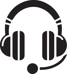 Headphone vector icon.
