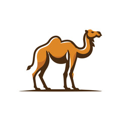 simple camel logo vector illustration