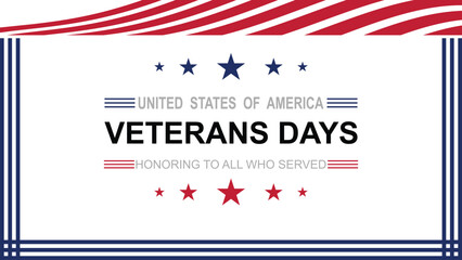 Veterans Days Celebration Honoring Those Who Served in the United States of America