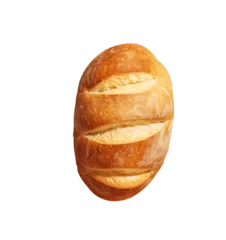 Gordijnen bread on white background © Amity