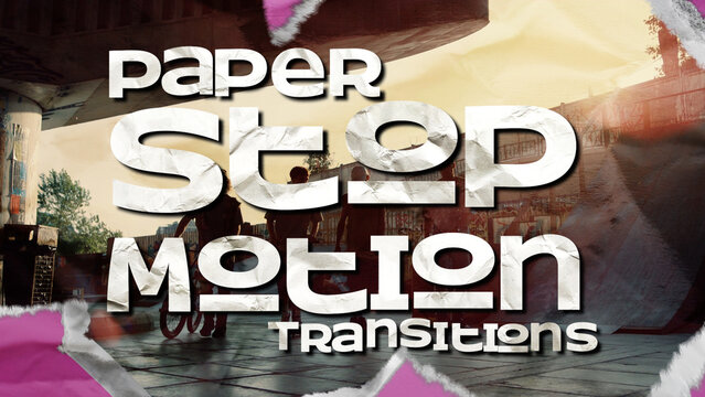 Paper Stop Motion Transitions