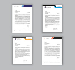 corporate modern letterhead design template. creative modern letterhead design template for your business. letterhead, letterhead, simple minimal letterhead design.