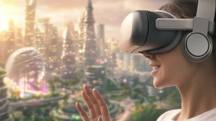 Virtual Reality and Gaming Communities - A fully immersive VR gaming environment where players interact in a vibrant digital. - Powered by Adobe