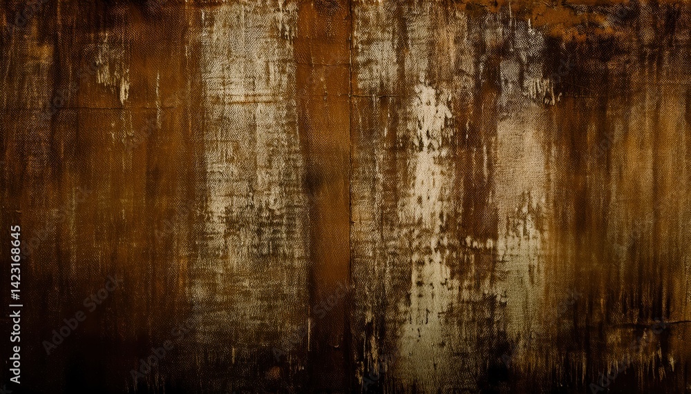 Poster abstract brown texture with eerie dark tones, perfect for halloween themed design, print, and web gr