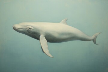 Obraz premium A close up on pale a whale animal mammal shark.