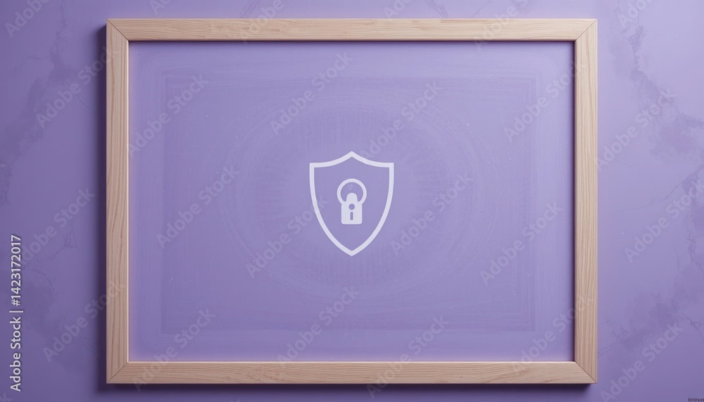Poster protecting your digital privacy cybersecurity strategies and solutions online safety modern technolo