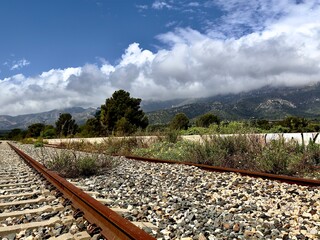 railway in the countryside