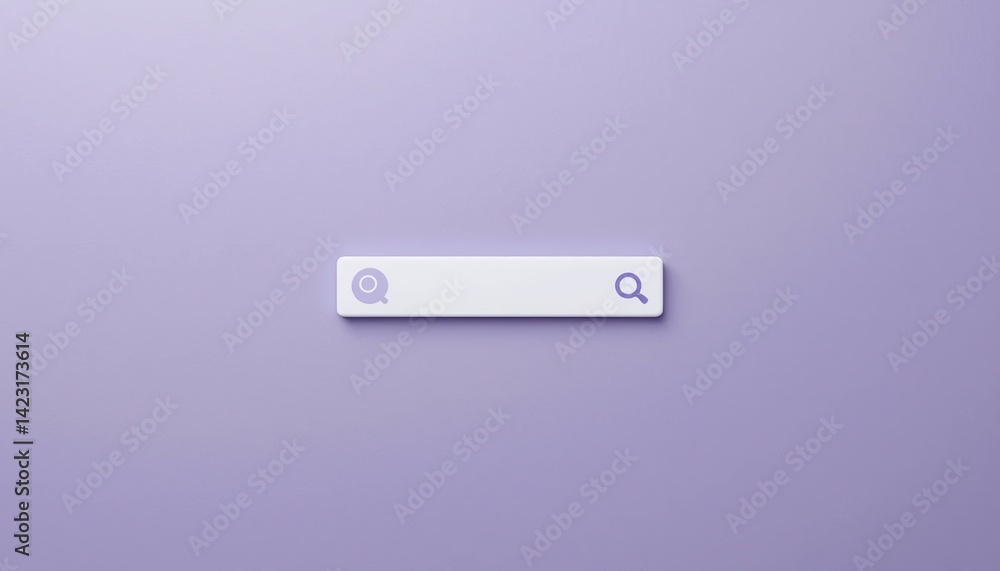 Poster searching for information online search bar interaction digital space user experience modern design 