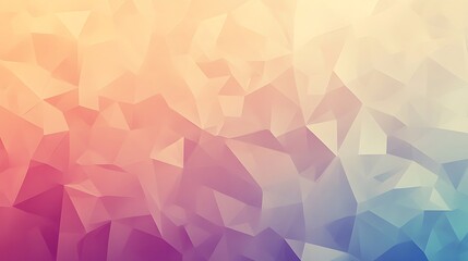Obraz premium Abstract Pastel Triangle Geometric Background Design