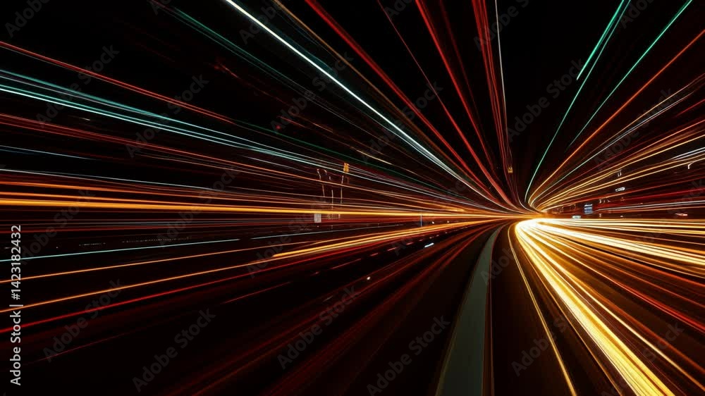 Poster abstract speed of light tunnel