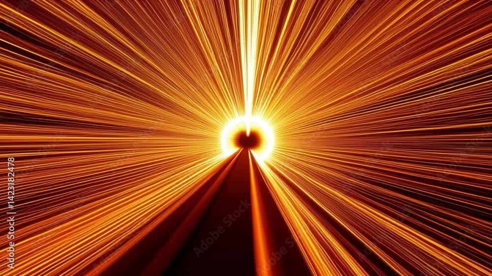 Poster abstract speed of light tunnel