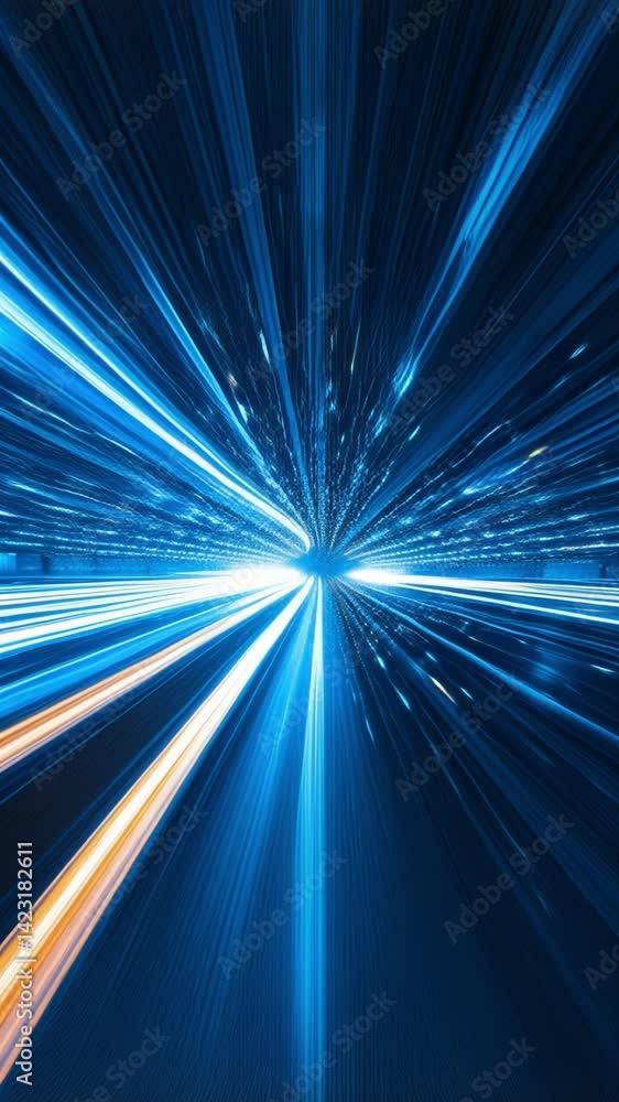 Poster abstract speed of light tunnel