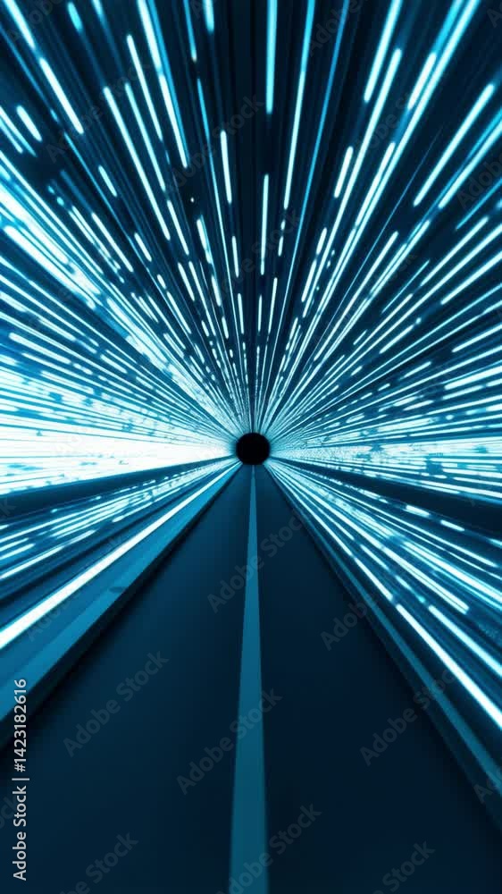 Poster abstract speed of light tunnel